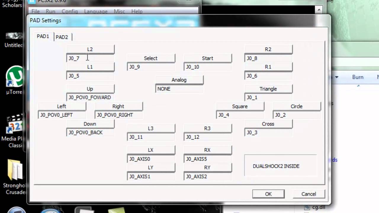 ps2 emulator keyboard controls